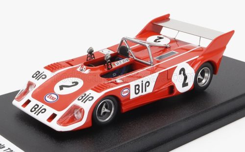 Trofeu - LOLA T292 SIDER N 2 WINNER RALLY VILA REAL 1973 CARLOS SANTOS ORANGE WHITE