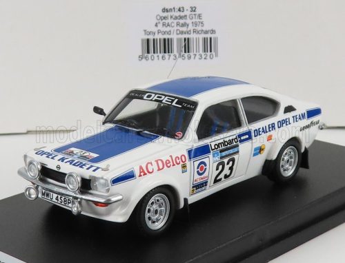 Trofeu - OPEL KADETT GT/E (night version) N 23 RALLY RAC LOMBARD 1975 T.POND - D.RICHARDS WHITE BLUE