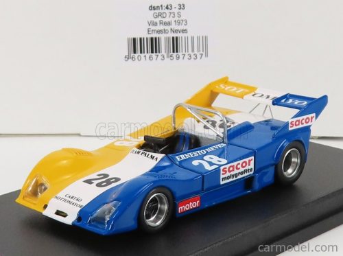 Trofeu - Grd S73 Team Socar N 28 Vila Real 1973 E.Neves Blue White Yellow