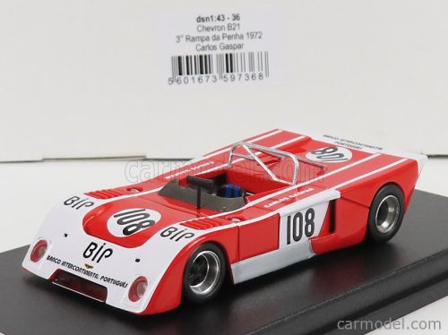 Trofeu - Chevron B21 N 108 3Rd Rampa De Penha 1972 C.Gaspar Red White