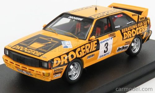 Trofeu - Audi Quattro Drogerie N 3 Rally International Semperit 1983 W.Wiedner - F.Zehetner Yellow Black