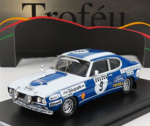 Trofeu - FORD ENGLAND CAPRI 2600 RS N 9 RALLY AUSTRALIA 1972 D.MCKAY - G.CONNELLY WHITE BLUE