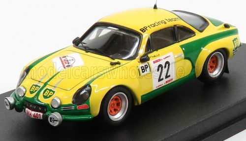 Trofeu - RENAULT A110 ALPINE N 22 RALLY YPRES 1976 F.ROOTHAERT - E.NIJS YELLOW GREEN