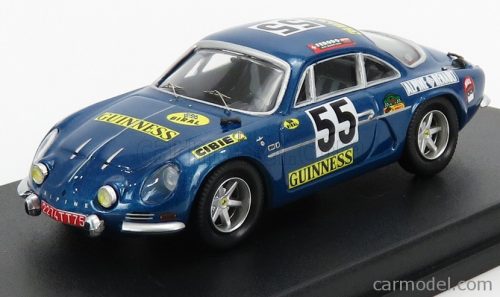 Trofeu - Renault Alpine A110 N 55 Winner Class 1000Km Spa 1970 J.M.Jacquemin - B.Palayer Blue Met