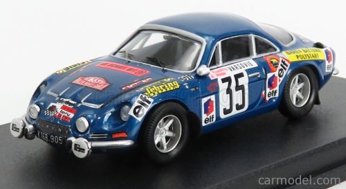 Trofeu - Renault Alpine A110 N 35 Rally Montecarlo 1973 K.Russling - W.Weiss Blue Met