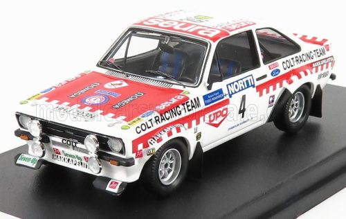 Trofeu - FORD ENGLAND ESCORT MKII RS 1800 (night version) N 4 3rd RALLY 1000 LAKES 1975 TIMO MAKINEN - HENRY LIDDON WHITE RED