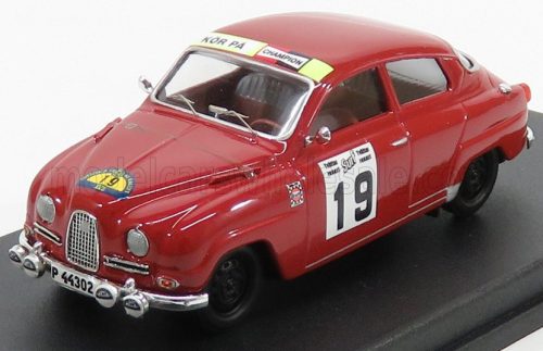 Trofeu - SAAB 96 N 19 WINNER RALLY SWEDEN 1966 A.ANDERSSON - S.O.SVEDBERG RED