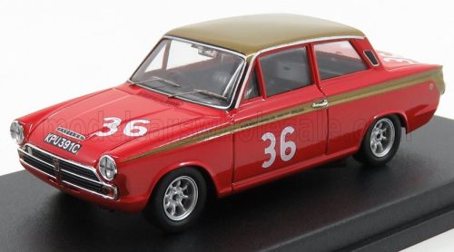 Trofeu - FORD ENGLAND LOTUS CORTINA N 36 SNETTERTON 1966 J.STEWART RED GOLD