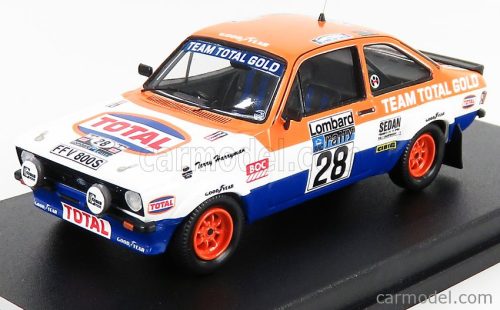 Trofeu - Ford England Escort Mkii N 28 Rally Rac 1979 M.Wilson - T.Harryman Orange White Blue