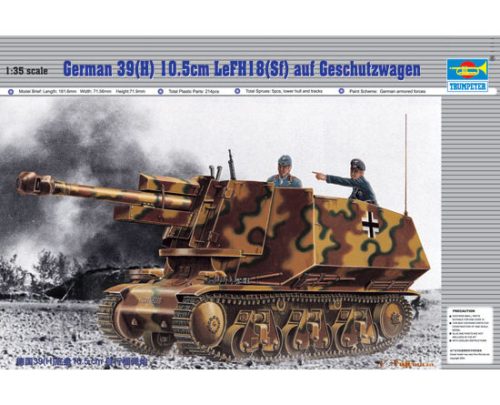 Trumpeter - Pzkpfw 39(H) 10,5 Cm Lefh18 (Sff) Auf Geschützwagen