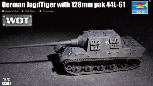 Trumpeter - German JagdTiger with 128mm pal 44L-61