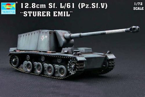 Trumpeter - Sturer Emil 12,8 Cm Sf. L/61 Pz.Sf.V