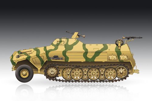 Trumpeter - 1:72 German Armoured Half-Track Vehicle Sd.Kfz.8 Gepanzerte 12t