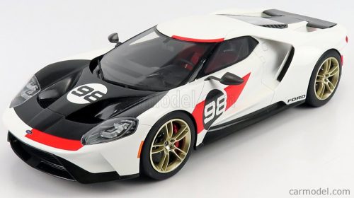 Truescale - Ford Usa Gt Heritage Edition 2021 White Black