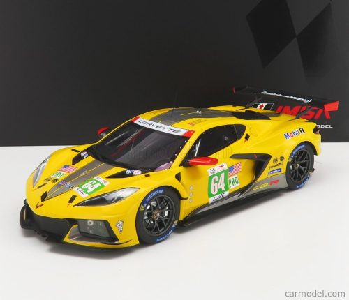 Truescale - Chevrolet Corvette C8.R 5.5L V8 Team Corvette Racing N 64 24H Le Mans 2022 T.Milner - N.Tandy - A.Sims Yellow