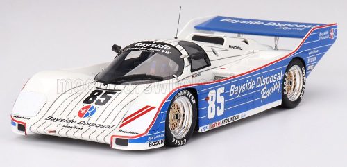 TrueScale - PORSCHE 962 2.8L TURBO N 85 TEAM BUD BAYSIDE DISPOSAL RACING WINNER IMSA 300km LAGUNA SECA 1987 KLAUS LUDWIG WHITE BLUE