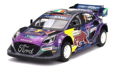 TrueScale - FORD ENGLAND PUMA RALLY1 RED BULL TEAM M-SPORT FORD WRT N 42 5th RALLY ACROPOLIS 2022 CRAIG BREEN - PAUL NAGLE PURPLE YELLOW BLACK