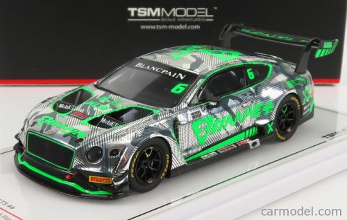 Truescale - Bentley Continental Gt3 N 6 Blancpain Gt Asia 2018 J.Pepper Green Silver