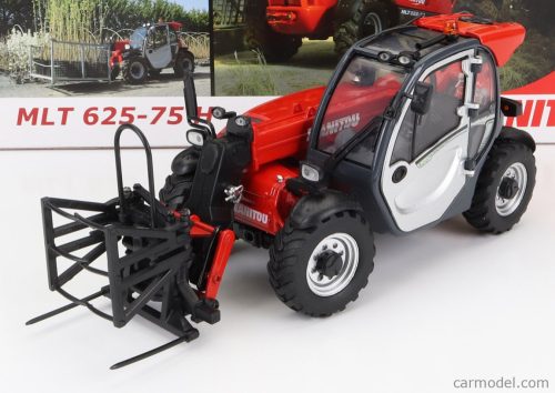 Universal Hobbies - Manitou Mlt 625-75H Telescopic Tractor - Elevatore Red Silver