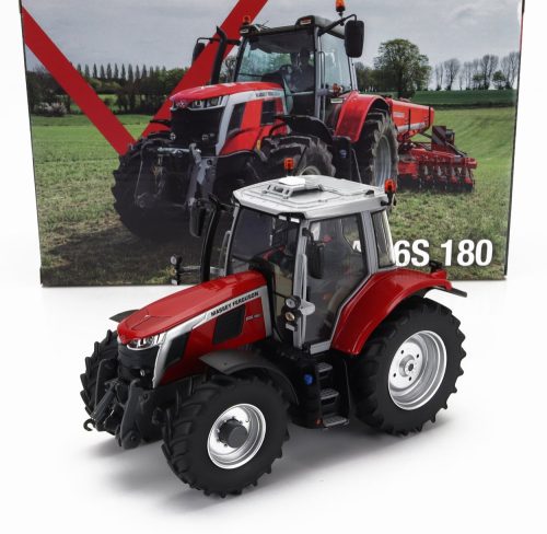 Universal Hobbies - MASSEY FERGUSON MF6S.180 TRACTOR 2021 RED GREY