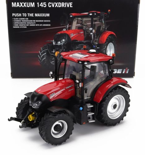 Universal Hobbies - CASE-IH MAXXUM 145 TRACTOR 2017 RED BLACK