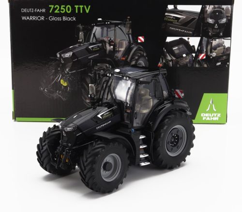 Universal Hobbies - DEUTZ-FAHR 7250 TTV TRACTOR WARRIOR 2018 GLOSS BLACK