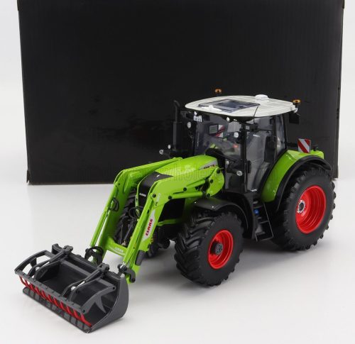 Universal Hobbies - CLAAS ARION 510 + FU20 TRACTOR WITH FRONT SCRAPER 2020 LIGHT GREEN