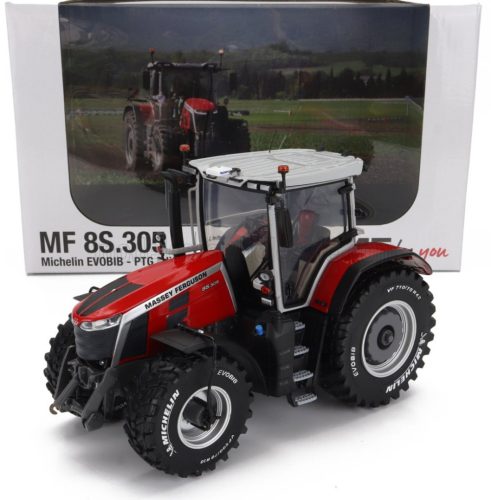 Universal Hobbies - MASSEY FERGUSON MF8S.305 TRACTOR 2022 RED BLACK GREY