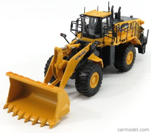 Universal Hobbies - Komatsu Wa600 Ruspa Gommata - Scraper Tractor Yellow Black