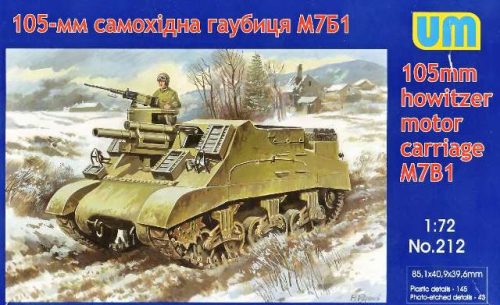 Unimodels - M7B1 105mm hotwizer motor carriage