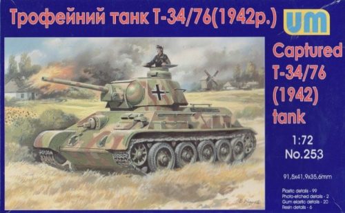 Unimodels - T-34-76 WW2 captured tank, 1942