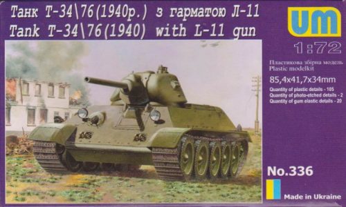 Unimodels - T-34/76 with gun L-11 (1940)