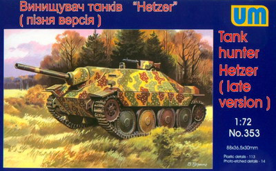 Unimodels - Tank Hunter Hetzer (late version)