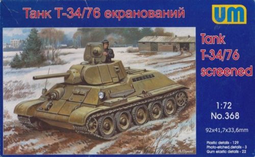 Unimodels - T34/76-E screened tank