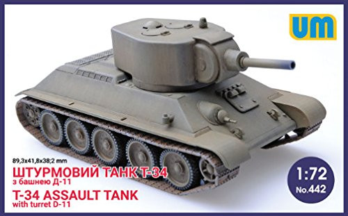 Unimodell - T-34 Assault tank with turret D-11