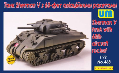 Unimodell - Sherman V Tank with 60lb aircraft rocket