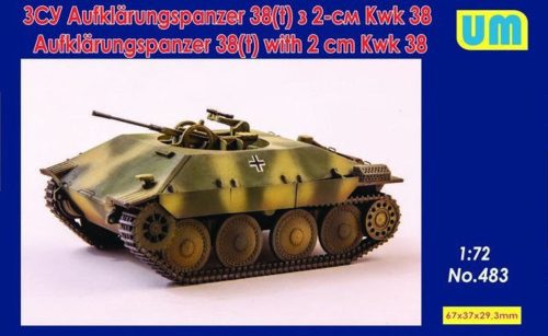 Unimodell - Aufklarungspanzer 38(t) with 2cm Kwk38