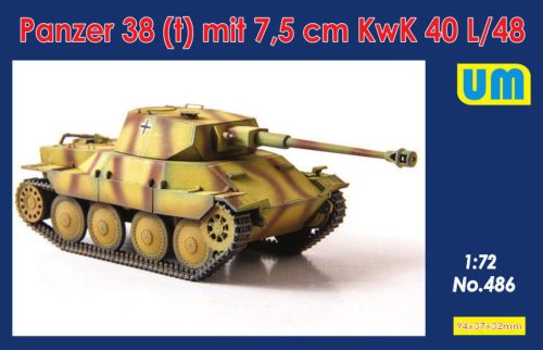 Unimodell - Panzer 38(t) mit 7.5cm KwK 40L/48