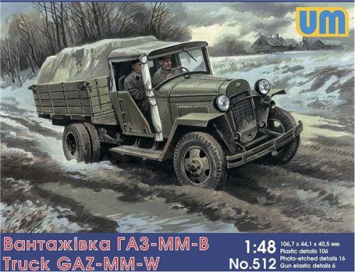 Unimodels - GAZ-MM-W Soviet truck