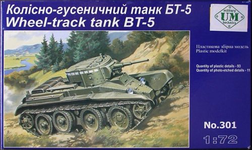 Unimodels - Wheel-Track Tank BT-5