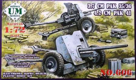 Unimodels - German Antitank guns 3.7cm PAK 35/36 and 4.2cm PAK 41