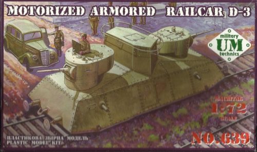 Unimodels - Motorized armored railcar D-3