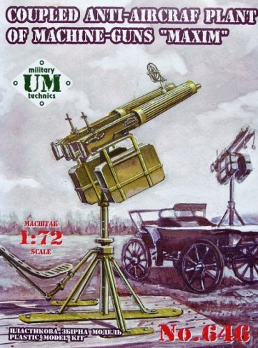 Unimodels - Coupled anti-aircraft plant of maschine