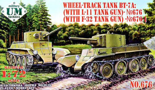 Unimodell - BT-7A Soviet Tank with L-11 gun