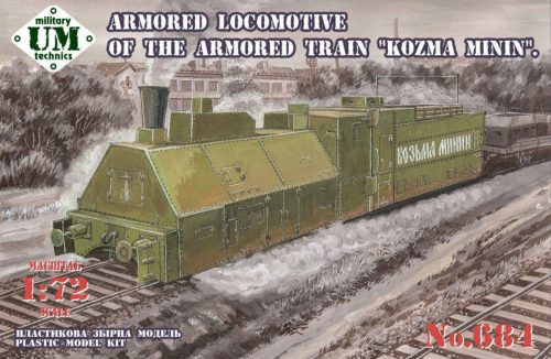 Unimodell - Kozma Minin armored locomotive of the armored train