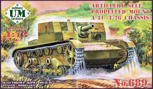 Unimodels - AT-1 Soviet artillery self-propelled gun, rubber tracks