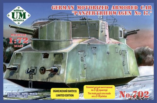 Unimodell - Panzertribwagen No.17 German motorized armored car