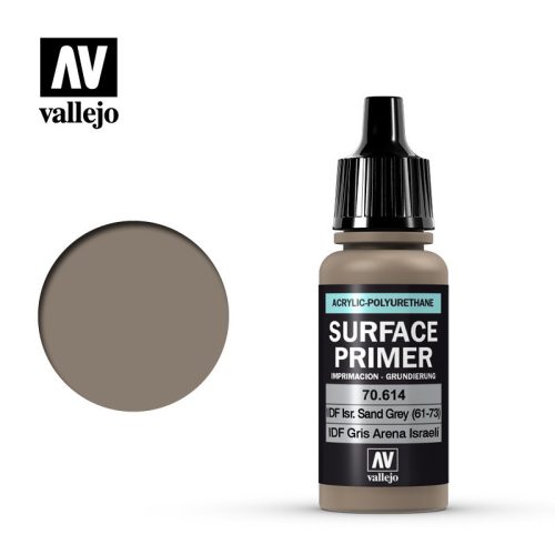 Vallejo - Surface Primer - IDF Israeli Sand Grey 61-73  17 ml.