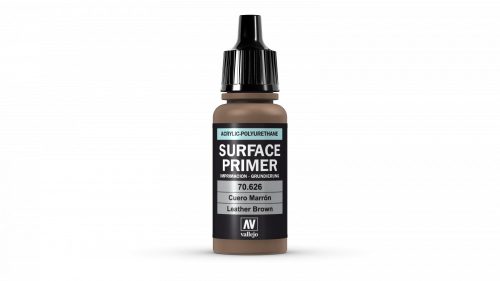 Vallejo - Surface Primer - Leather Brown 17 ml.