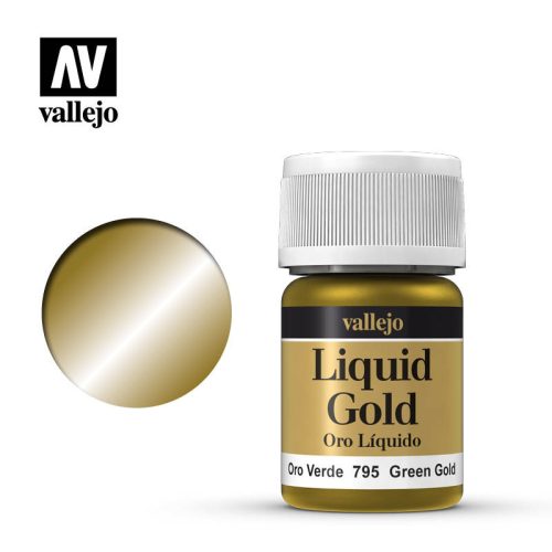 Vallejo - Liquid Gold - Green Gold (Alcohol Based)